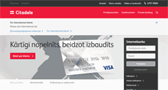 Desktop Screenshot of citadele.lv
