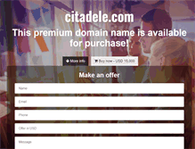 Tablet Screenshot of citadele.com